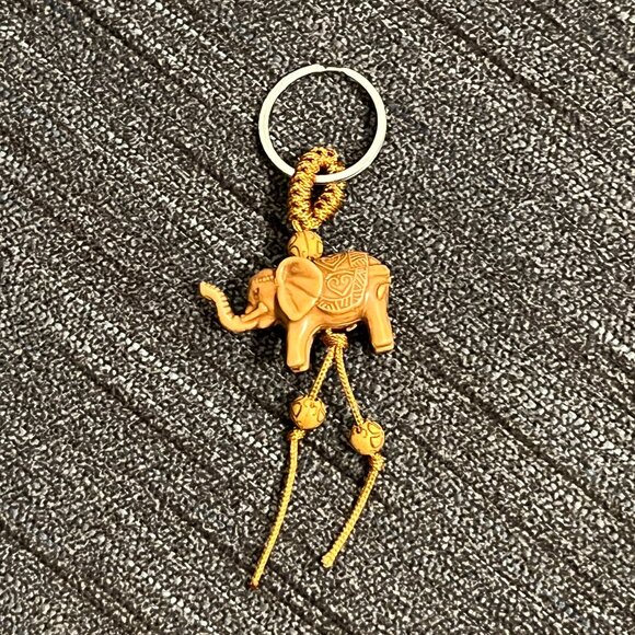 Pack of 2 -New Lucky Elephant Keychain/Purse Charm - Picture 2 of 6
